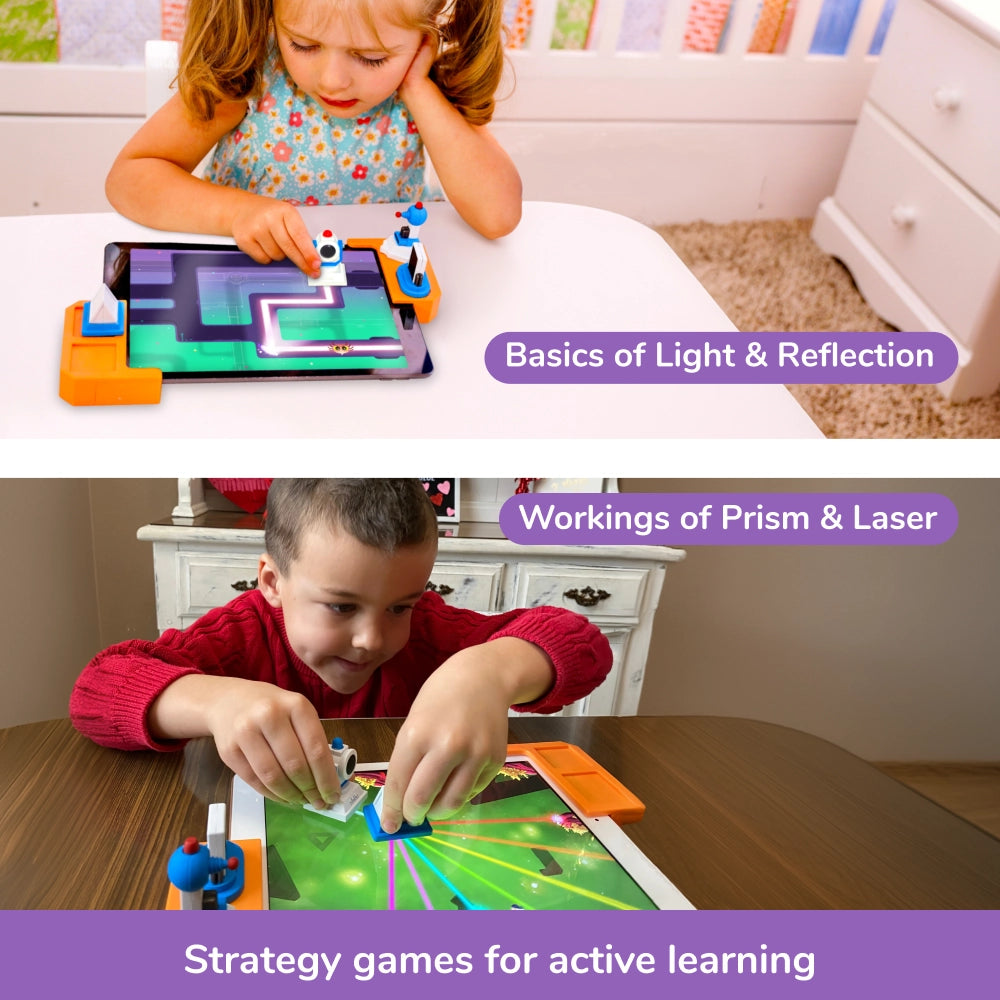 Tacto Laser Light Game - Interactive Laser Light Toy - Turn Your Tablet Into A Board Game - Stem