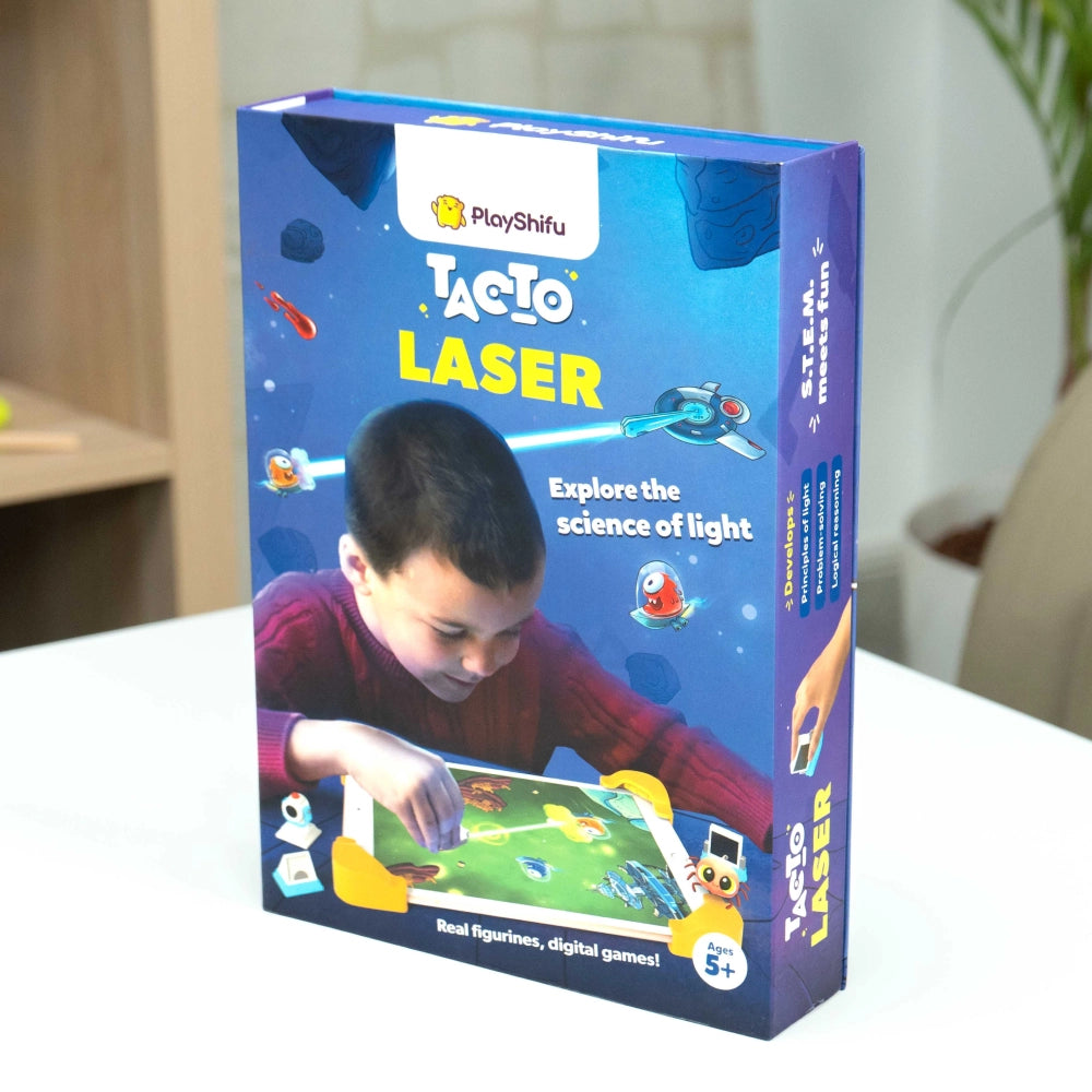 Tacto Laser Light Game - Interactive Laser Light Toy - Turn Your Tablet Into A Board Game - Stem