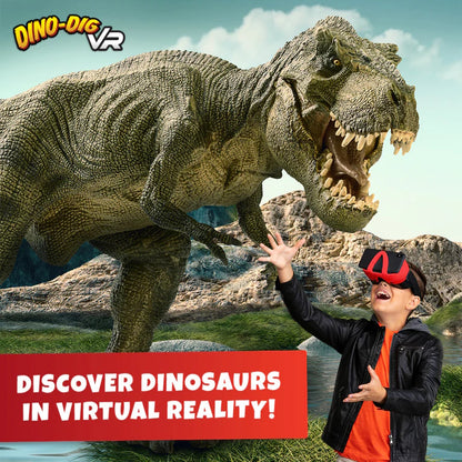 Dino Dig Virtual Reality (Book, Kit & VR Goggles)