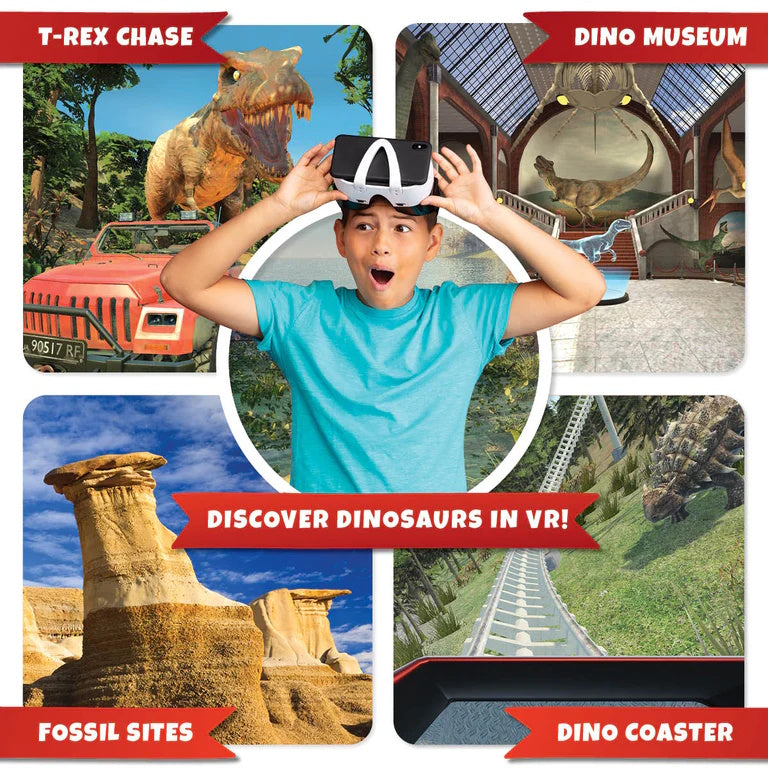 Dino Dig Virtual Reality (Book, Kit & VR Goggles)