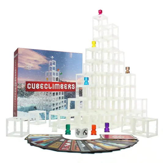Cubeclimbers Action & Strategy Board Game (2-4 Players) Stem