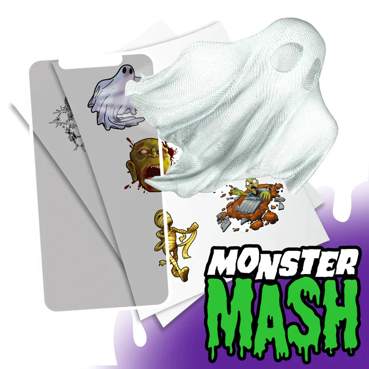 Monster Mash - Holographic Augmented Reality Stickers - Halloween -