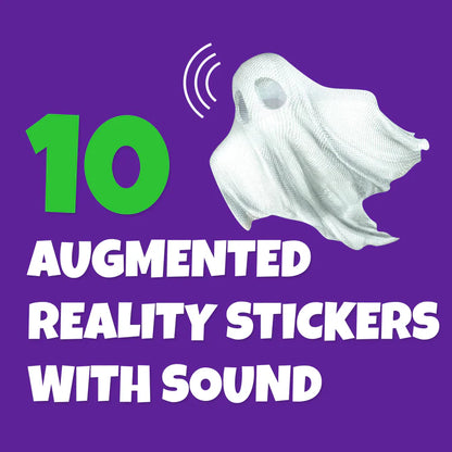 Monster Mash - Holographic Augmented Reality Stickers - Halloween -