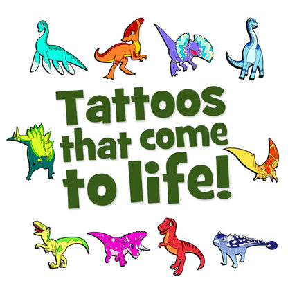 Jurrasic Dino's - Holographic Temporary Tattoos