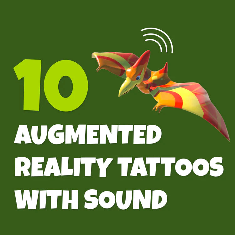 Jurrasic Dino's - Holographic Temporary Tattoos