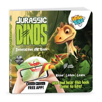 Jurrasic Dino's - Holographic Interactive Storybook