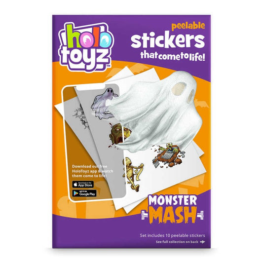 Monster Mash - Holographic Augmented Reality Stickers - Halloween -