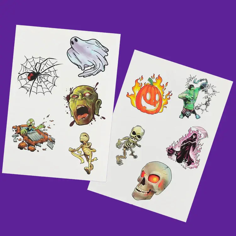 Monster Mash - Holographic Temporary Tattoos- Halloween