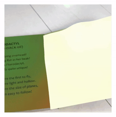 Jurrasic Dino's - Holographic Interactive Storybook